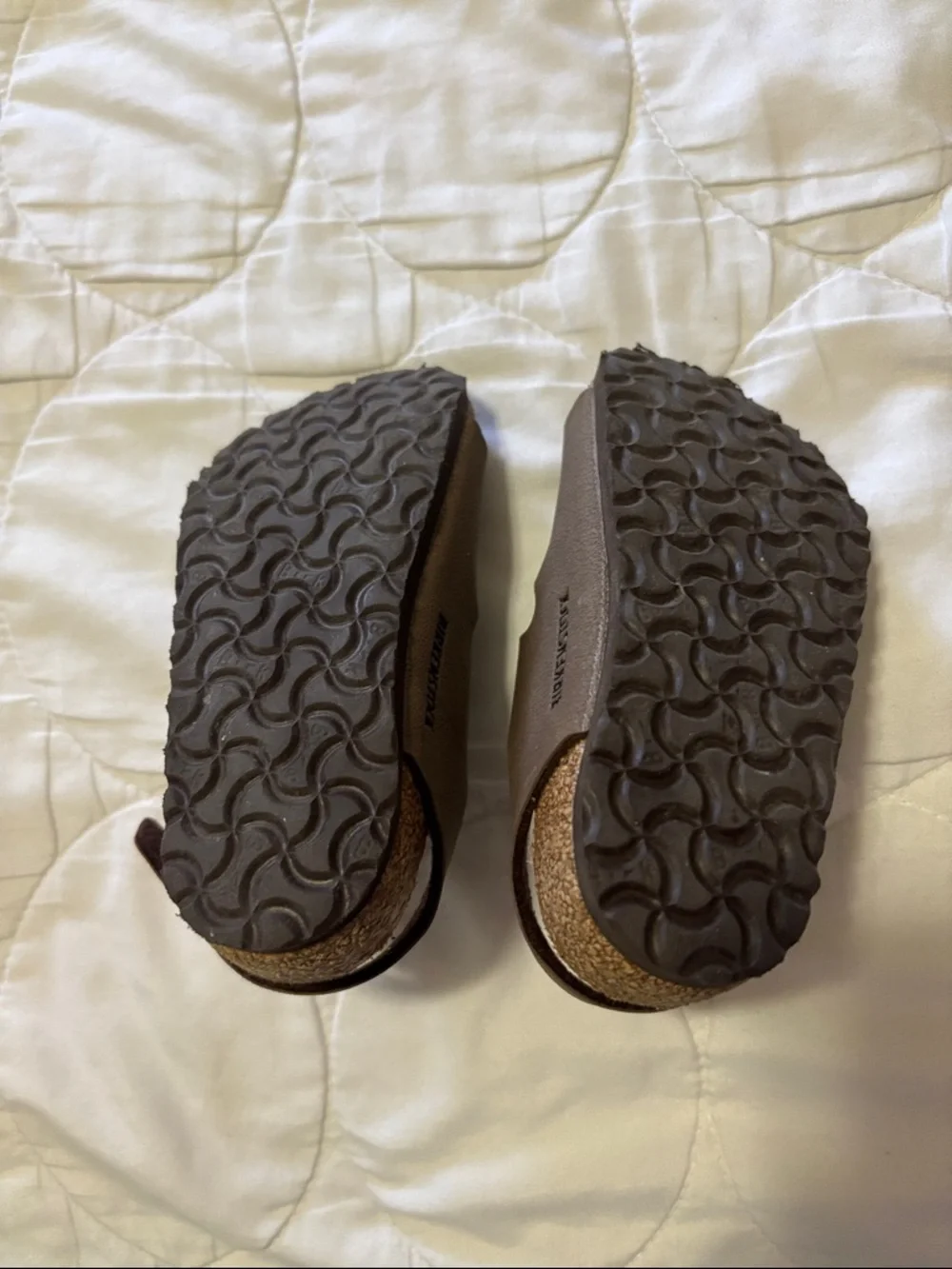 Birkenstock Kids Brown Two-Buckle Cork Sandals